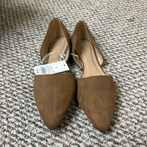 A new day slip on flats brown